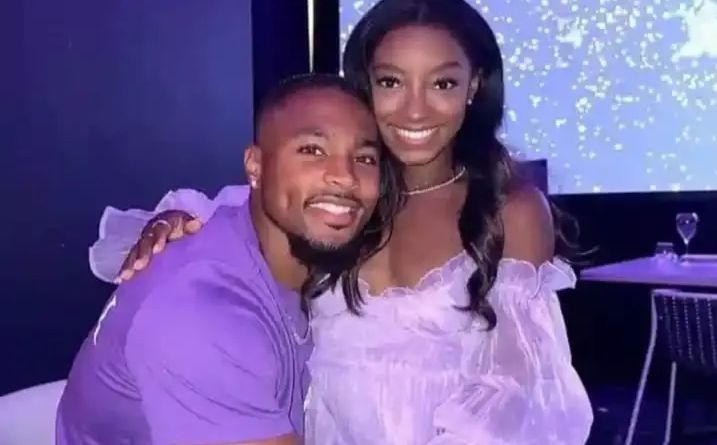 Get a Man that supports you the way my man supports me” Simone Biles tells women as her husband hypes her as she wins Gold in the 2024 Paris Olympics. Full Details Below 👇