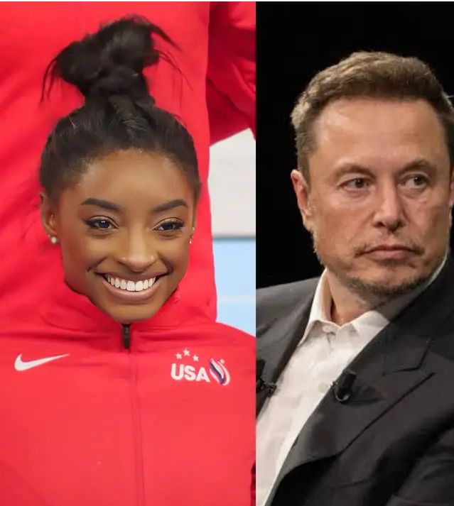 Breaking news Elum Musk Endorses Simone Biles With $10 Million…to have a shear in one of his……. full details below 👇 👇