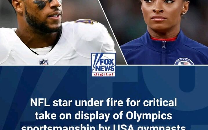 DISGUSTING’: Baltimore Ravens cornerback Marlon Humphrey took issue with Simone Biles and Jordan Chiles playfully bowing to Brazilian gold medalist Rebecca Andrade.