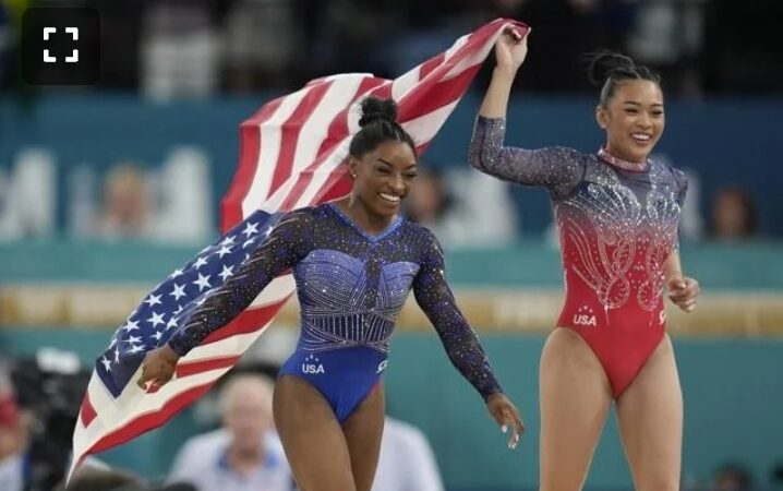 breaking: Simone Biles makes history with second all-around Olympic gymnastics title, 8 years after her first