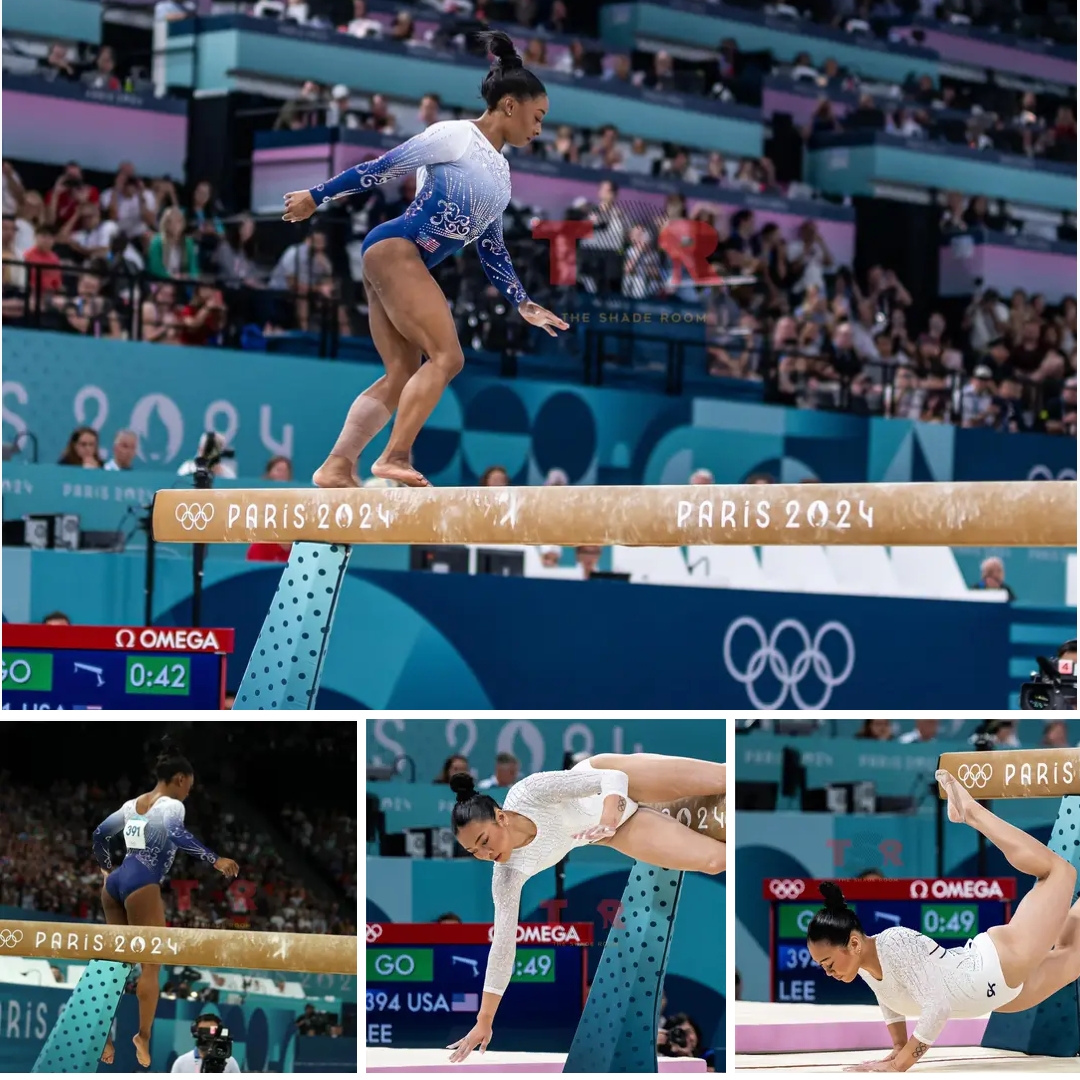 Sheesh! Simone biles reveals reason why she couldn’t make it to the top:😩 Simone Biles and Suni Lee place 5th and 6th in the balance beam final after they fell during their routines. Italy’s Alice D’Amato took home the gold.