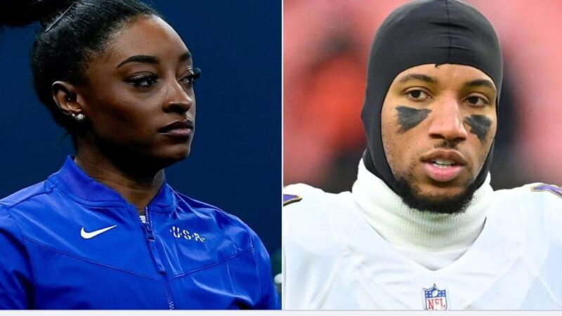 Olympic gymnastics great Simone Biles defended the decision to show sportsmanship toward Brazil’s Rebeca Andrade despite criticism from an NFL player.