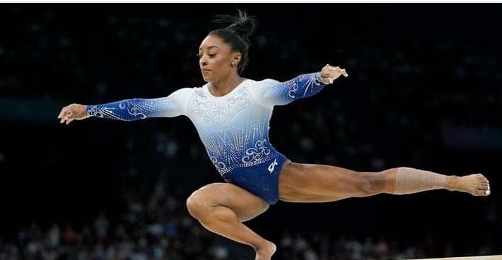 Simone Biles appeared on NBC’s Today show and said she wore a boot after her floor exercise on Monday at the Paris Olympics for ‘precautionary’ reasons.