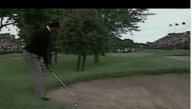 U.S. Amateur players try to recreate Tiger Woods’ ‘greatest shot’ and it does NOT end well