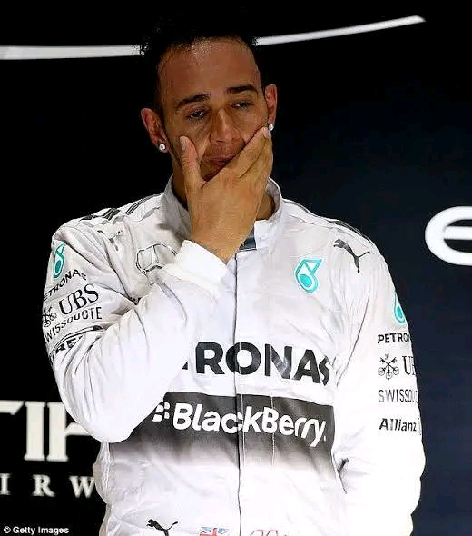 BREAKING ADVERTISING: A tearful Lewis Hamilton makes a special announcement