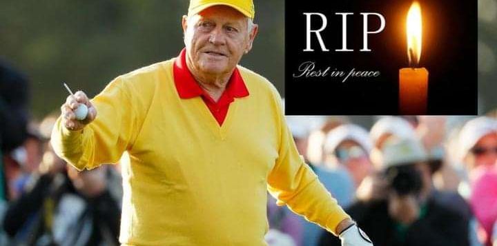 Peace be with you: A moment of silence in memory of golf legend Jack Nicklaus, who passed away this morning due to ….