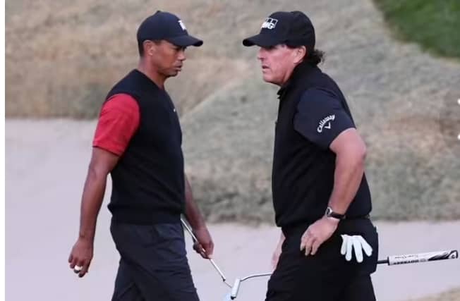 Bryson DeChambeau risks putting Phil Mickelson’s nose out with Tiger Woods comment