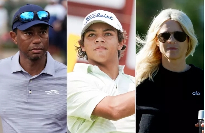 Tiger Woods and Ex-Wife Elin Nordegren Spotted Chatting at Son Charlie’s Golf Tournament