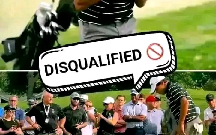 NEWS FLASH: Charlie woods has just been sent off latest Tournament for rules violations as Tiger Woods’ intervene