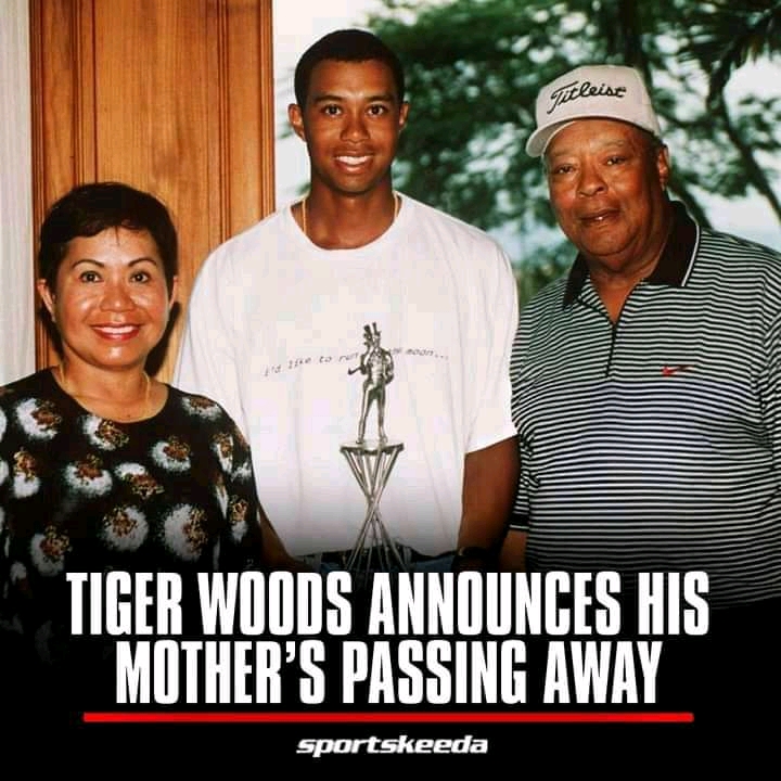 Sad news today as Tiger Woods announces tragic death of his mum aged 80 with heartbreaking statement full details below 👇 👇 👇