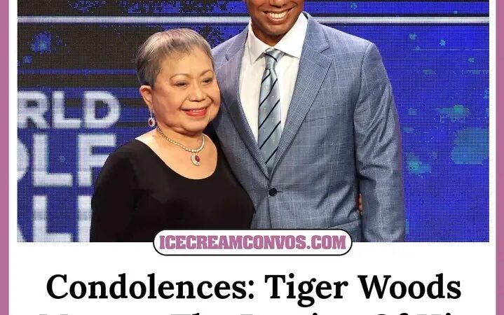 CONDOLENCES: Golf legend Tiger Woods is mourning the passing of his beloved mother, Kultida Woods, who departed this…