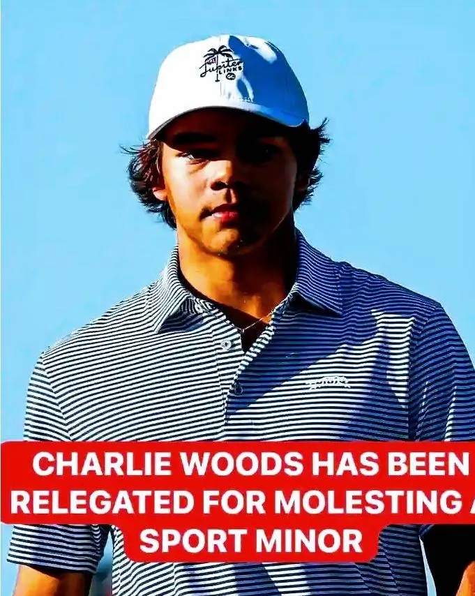 SHOCKING : Charlie Woods has been suspended from all Golf activities due to serious Allegations involving a minor .