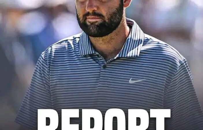 Sympathetic (bombshell talks) Scottie Scheffler in tears as he announced his resignation after Tiger Woods unsportsmanship conduct towards..