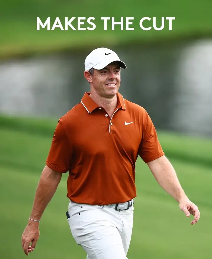 Breaking news:Rory McIlroy makes the cut at the 2025 PGA Championship