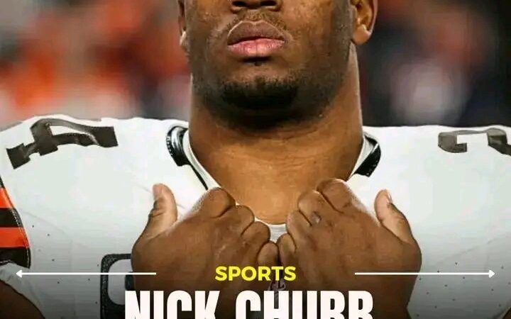 𝐁𝐑𝐄𝐀𝐊𝐈𝐍𝐆:: Browns fans in tears as Nick Chubb made a heart touching Appreciation and farewell message that he has reportedly signed a